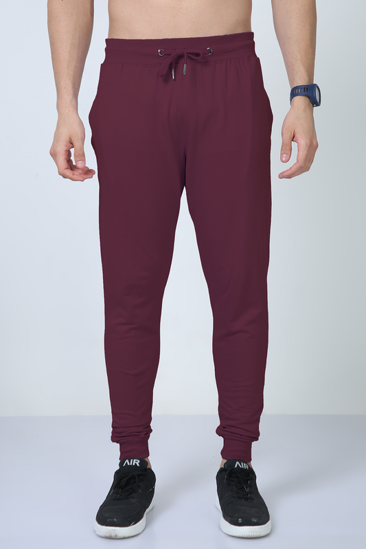 Unisex Joggers in Maroon - Comfortable, Stylish & Versatile